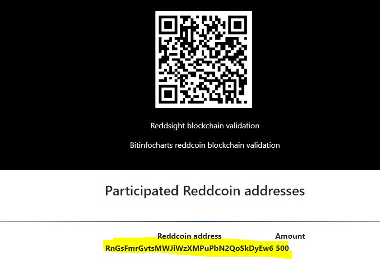 Maxime29463441's tweet photo. Last note to my previous posts. I donated my fully first minting reward to the website https://t.co/2cqHOxu3jE 

Address is down below as proof! Keeping everyone up to date with progress. Do not use website momentarily! @MrREDDTop @martinterhorst @TheRDDCommunity @RDDretweet https://t.co/q8lvU2CAqv