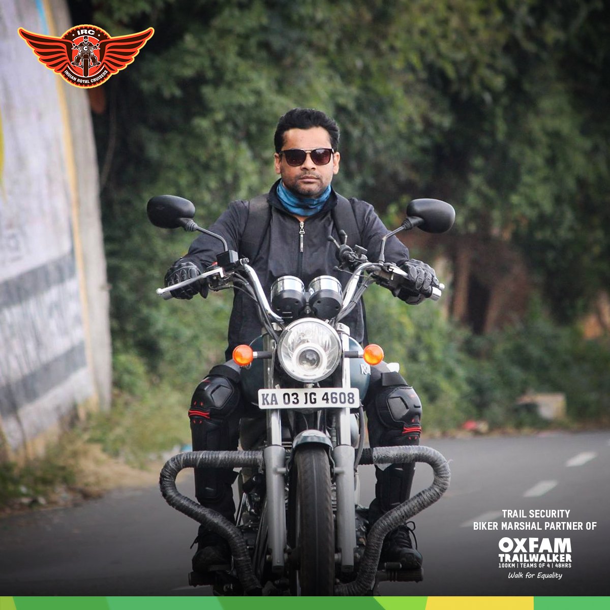 OxfamIndiaTW's tweet photo. To keep you safe on the trail, and act proactively in any unforeseen circumstances, these heroes will be right there ✌️

#IndianRoyalCruisers will be joining us as Trail Security Biker Marshal Partners at this year's #OxfamTrailwalker #Bengaluru https://t.co/emkUWxnEh0