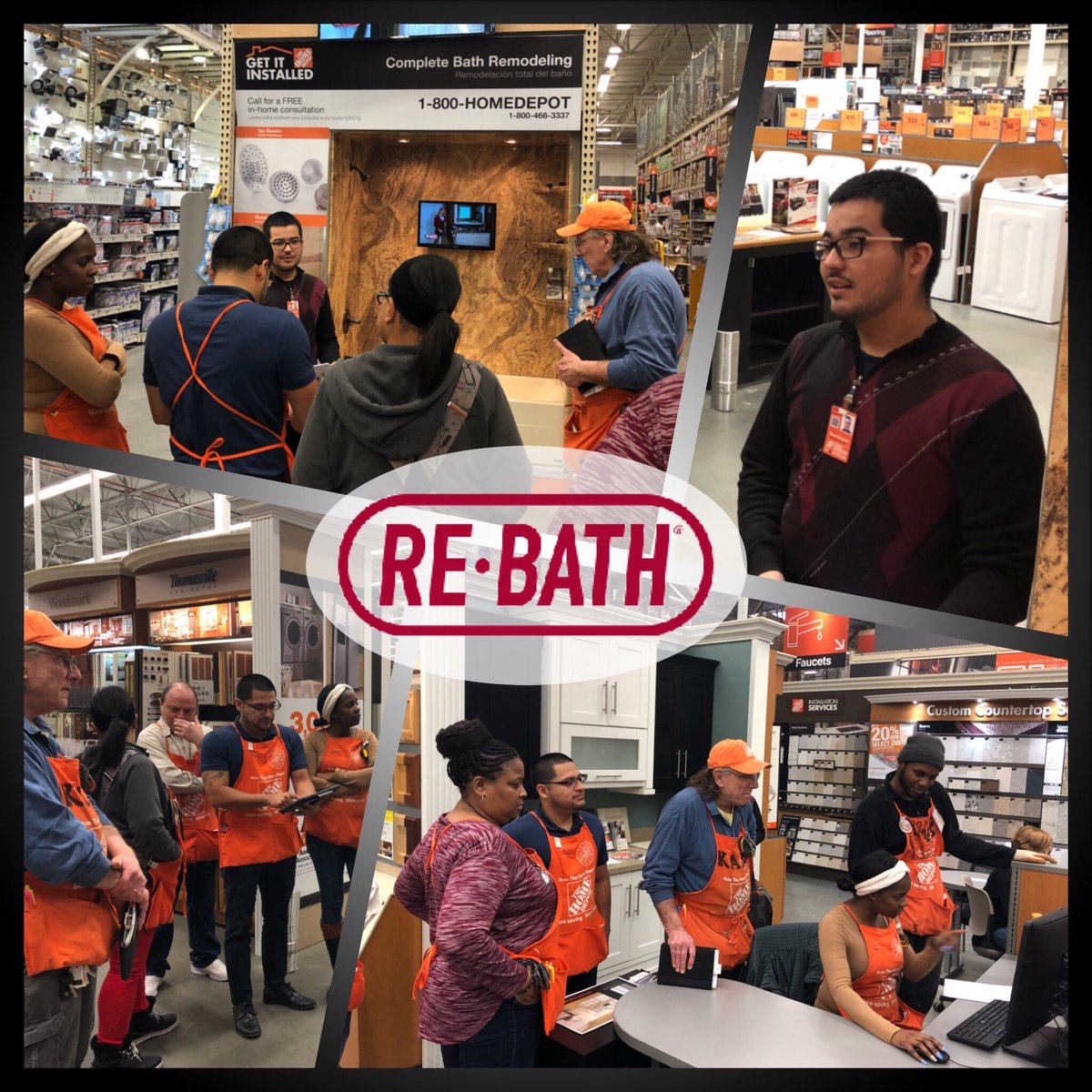 bob_jabado's tweet photo. Specialty Tuesday at 959! Thanks Raul from Re-Bath for an amazing Bath Remodeling PK. #SpecialtyTuesday #HomeDepot https://t.co/FepSE02SSz