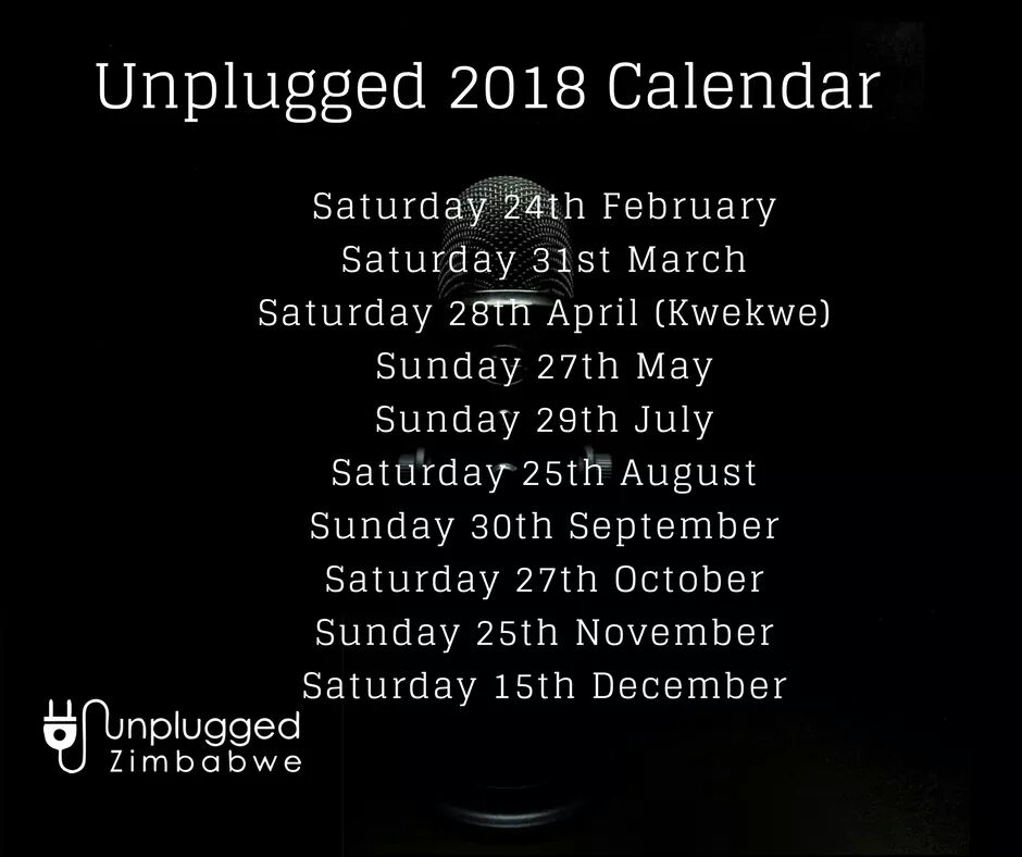 Finally!!! The Unplugged 2018 calendar is out. Look out for our Unplugged Black Card programme which will give you awesome discounts, queue jumps and allow you to access promotions at different spots across the city. Yiah boiiiiii😎