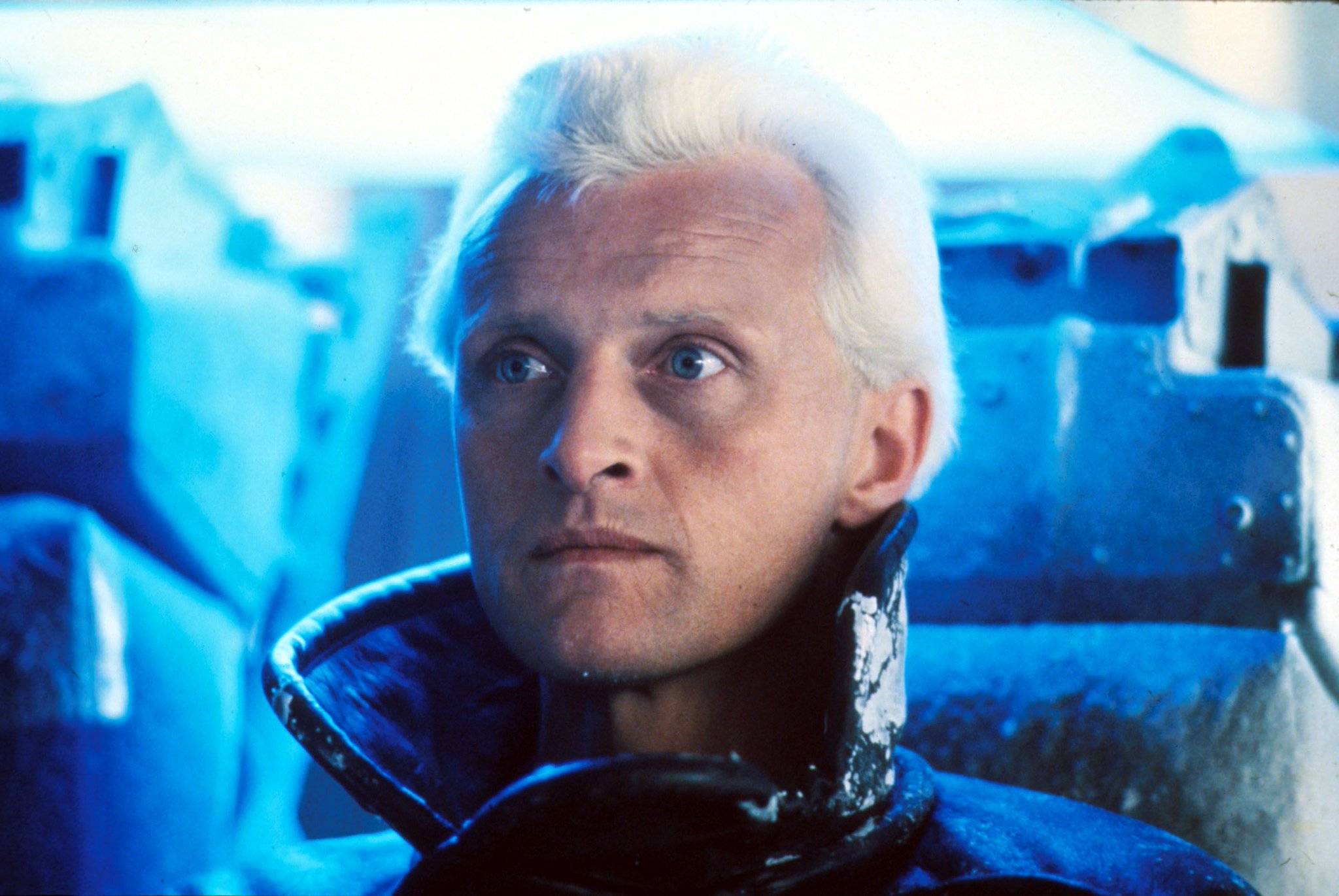 Happy birthday to Rutger Hauer. Photo from Blade Runner, 1982. 