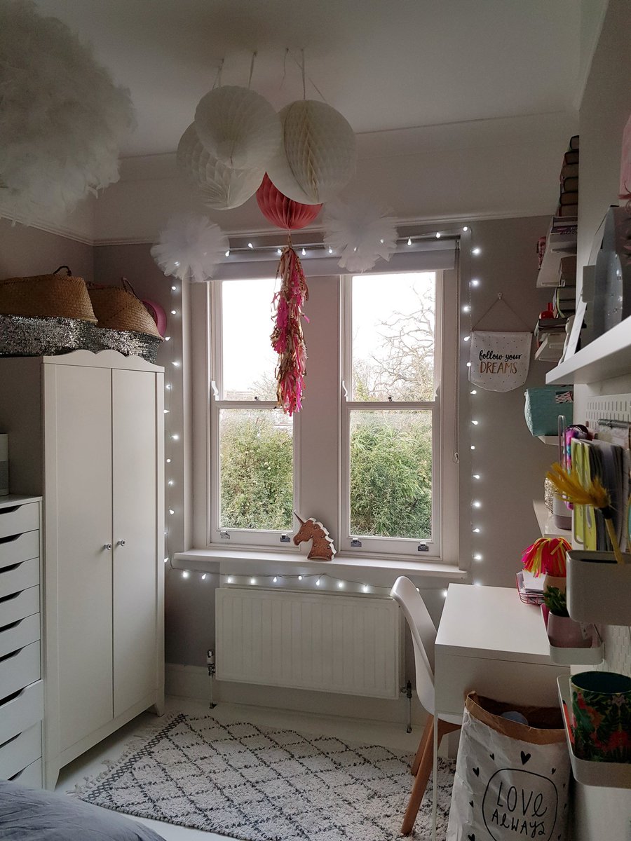 VioletAThistle's tweet photo. Can you have too many #pompoms a girl's bedroom. Pompoms available in store this week. https://t.co/SgnH1FExkC #kidsroom https://t.co/ZBhMoCFl7B