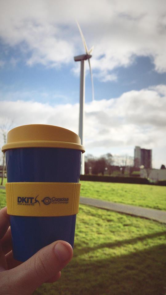 Roisin's tweet photo. #DkITea #conscioucup #CCCampaign #Dundalk #UseYourOwn #GreenCampus @GreenCampusIE But the best hashtag of all of them is DkITea... get it? https://t.co/JQ5rXJDxq2