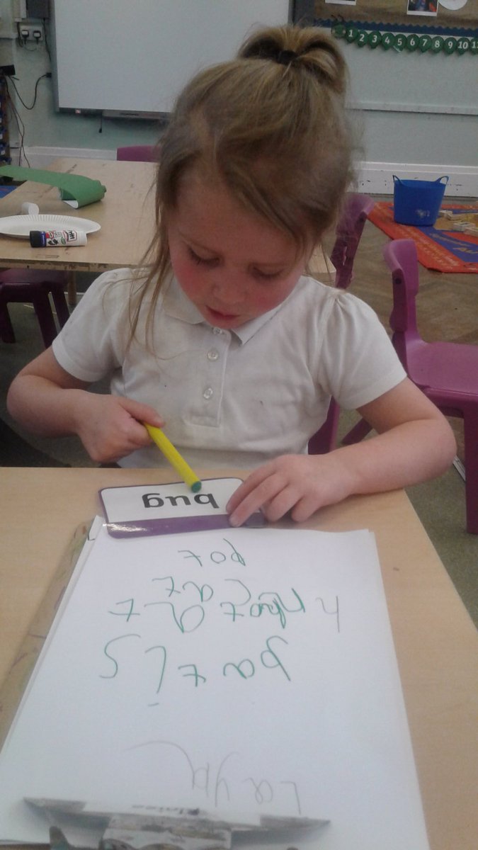 ReceptionBWPS's tweet photo. Look at our amazing writing! We can blend, read and write words. We are starting to read and write sentences @badocksprimary https://t.co/RHSqPjX1f8