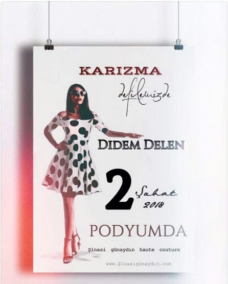 Podyuma en yakışan kraliçe geliyor <a href="/ddelen/">Dale janseen Delen</a> #DidemDelen #ddfc
