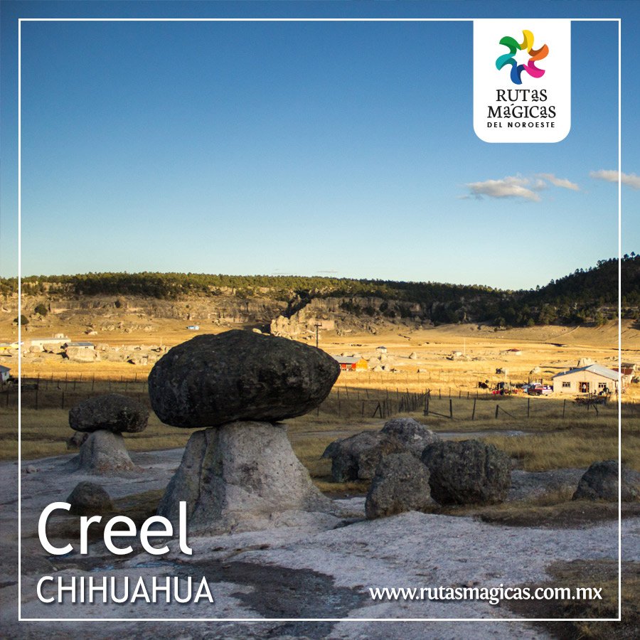 Ubicado en el corazón de la Sierra Tarahumara en #Chihuahua, #Creel es considerada la puerta de entrada a las espectaculares Barrancas del Cobre. Conoce más de las #RutasMagicas del noroeste rutasmagicas.com.mx