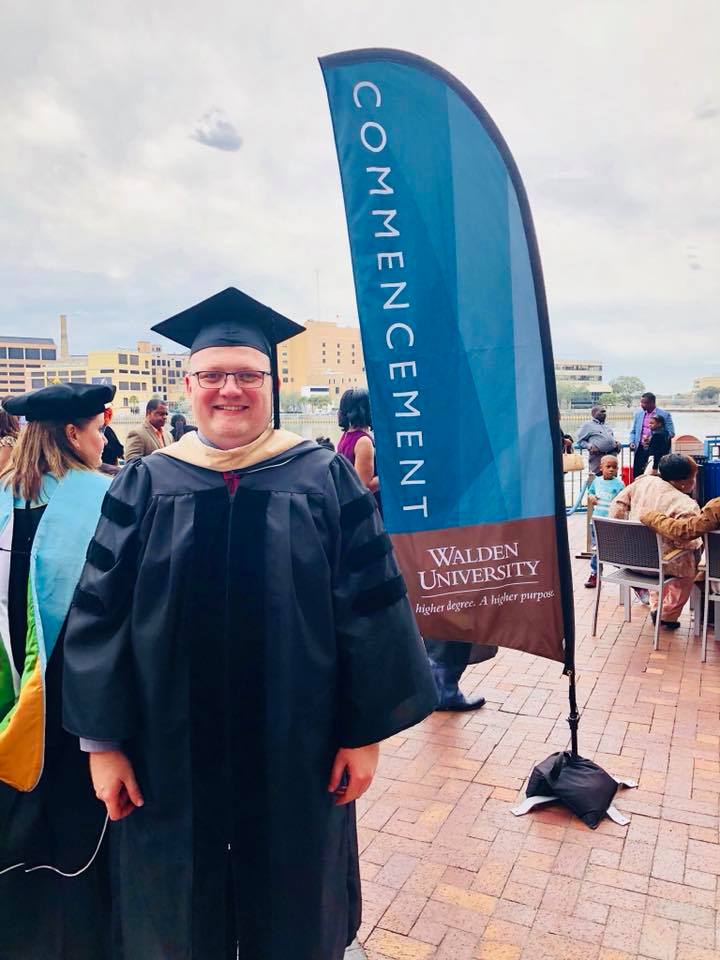 LimestoneMBA's tweet image. Congratulations to our MBA Director, Dr. Shannon Creighton, for completing his DBA in International Business from Walden University. We are extremely proud of this achievement!