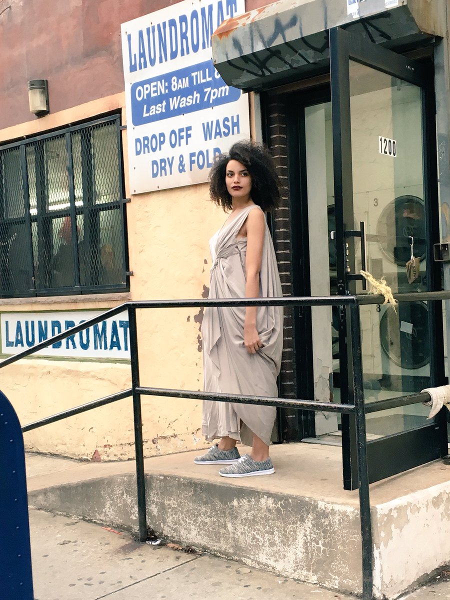 PhillyHapp's tweet photo. Random modeling photo shoot taking place in front of this South Philly laundromat right now. Never a dull moment in Philly! 💄👠💦 https://t.co/xm7Q7yug6S