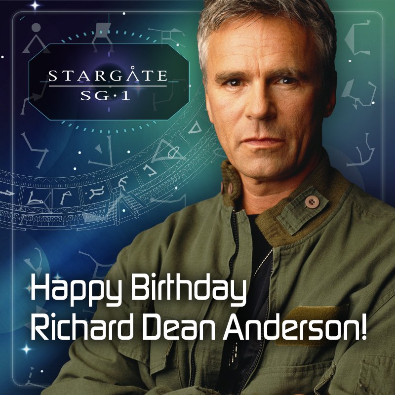 Happy birthday Richard Dean Anderson! 