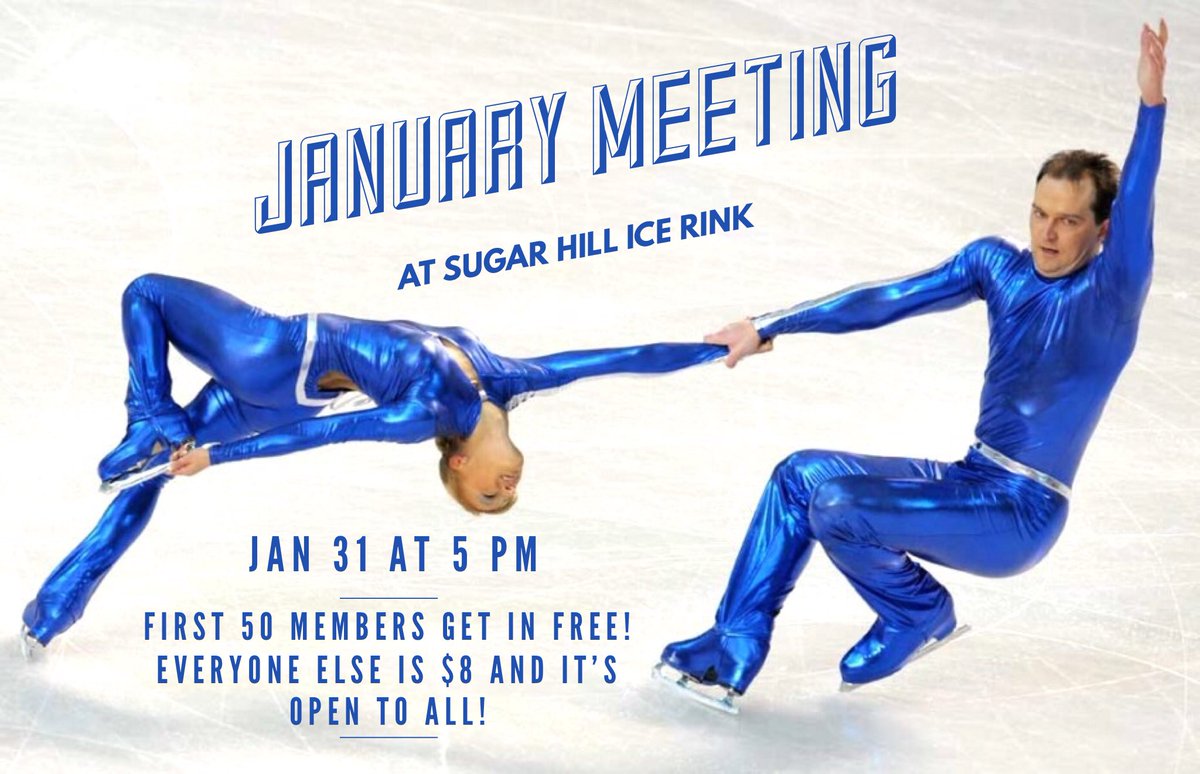 NGStuCo's tweet photo. Come ice skate with us next Wednesday for our January meeting! ALL are welcome! https://t.co/AQlLM2Hkbs