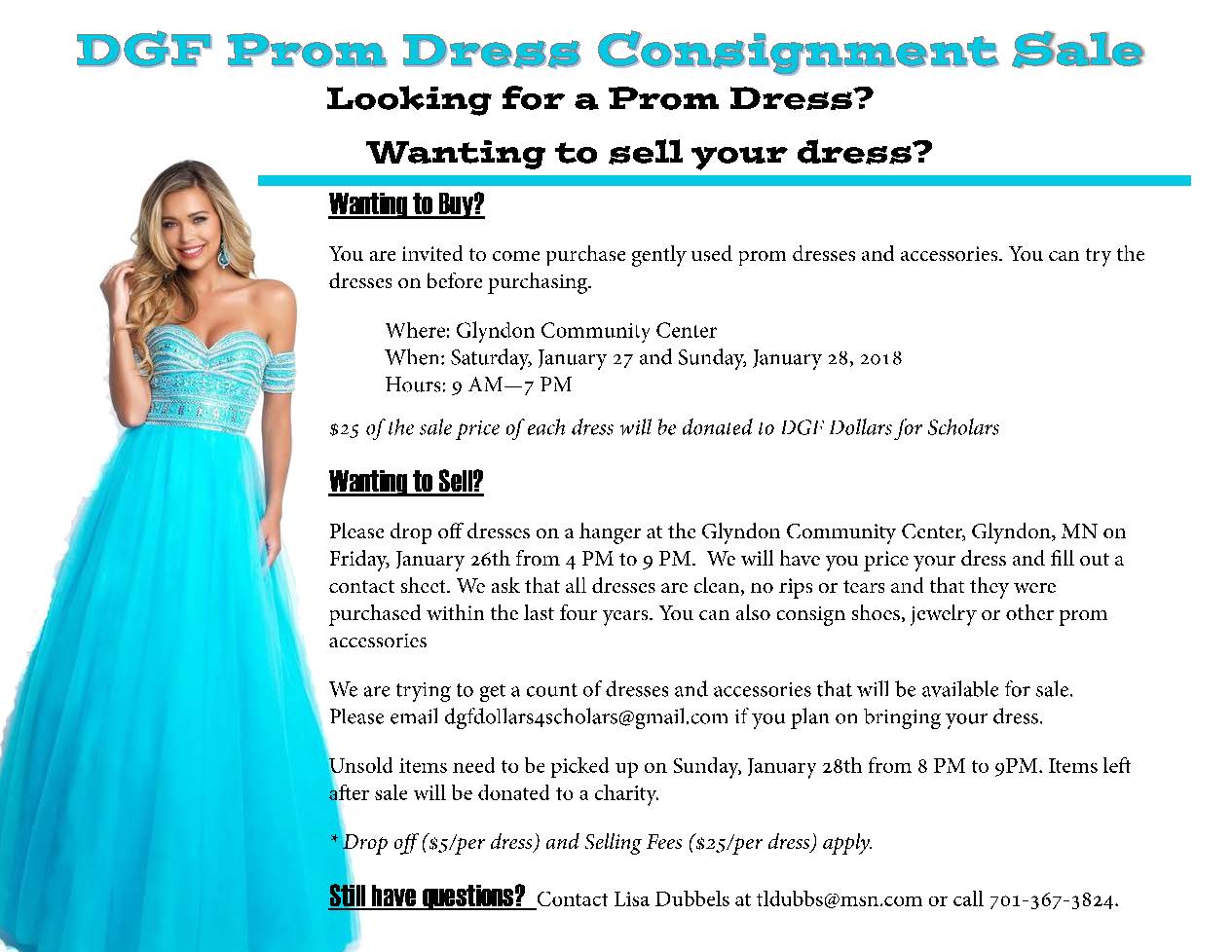 selling used prom dresses