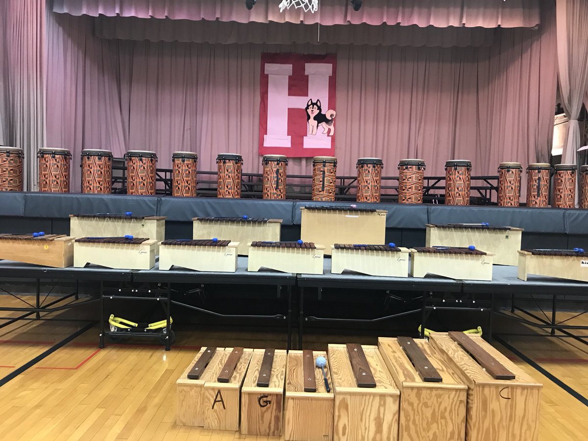 Getting ready for our show on Thursday at 2pm and 6pm!!!! #hiawathapride #orgullohiawatha