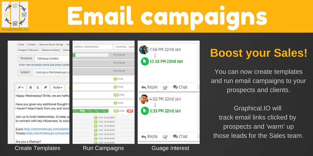 SydneyTechMeet's tweet photo. Why not use our #graphical.io email campaigns to give your #sales a #boost! https://t.co/CQEub8d81n