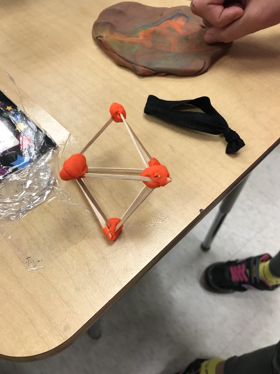 mmetadrisi's tweet photo. Exploring the properties of 3D shapes with some hands on learning! Ss designed and built their solids, then created fun posters to share what they learned #geometry #building #mathdiscovery https://t.co/2A24fBYceB