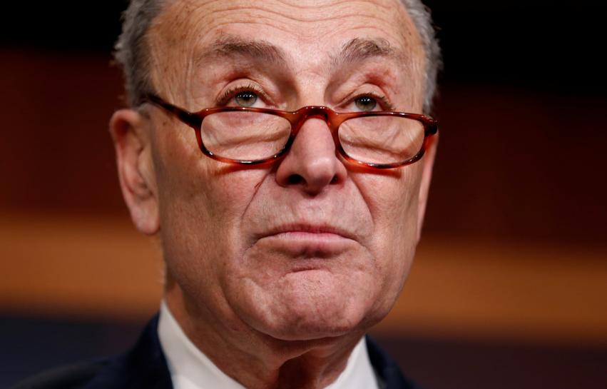 Reuters's tweet photo. Senate Democratic leader says border wall offer 'off the table' https://t.co/tgNzr72clQ https://t.co/GIx25MlDVZ