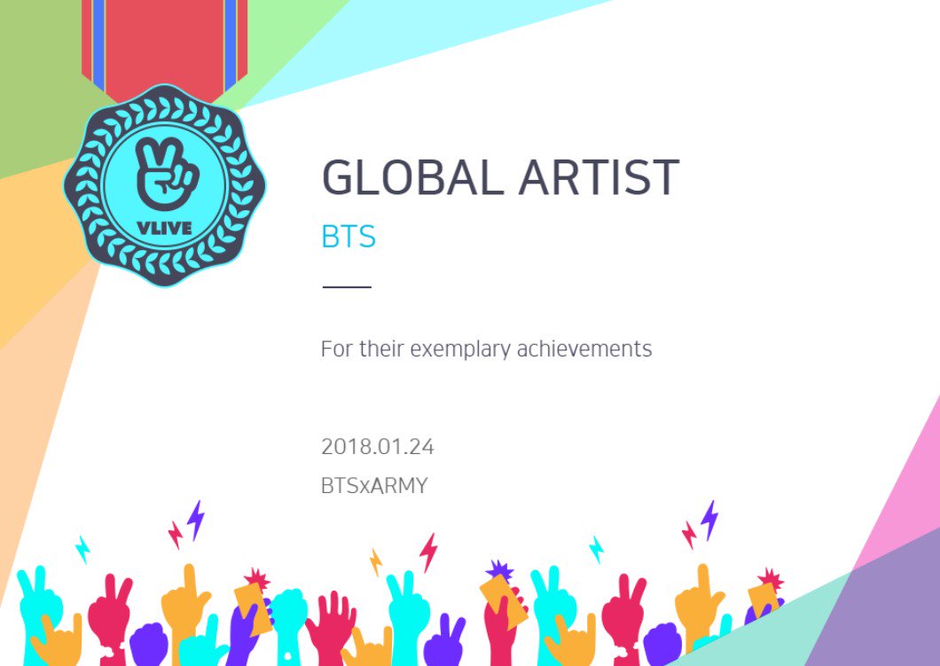 BTS A.R.M.Y on Twitter: "Make your own Certificate of Award for Intended For Army Certificate Of Completion Template