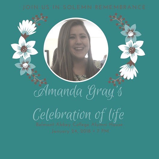 For those who had the pleasure to know Amanda, we invite you to come celebrate her life with us. The link to donate to her memorial is, gofundme.com/kn3ru-in-memor…