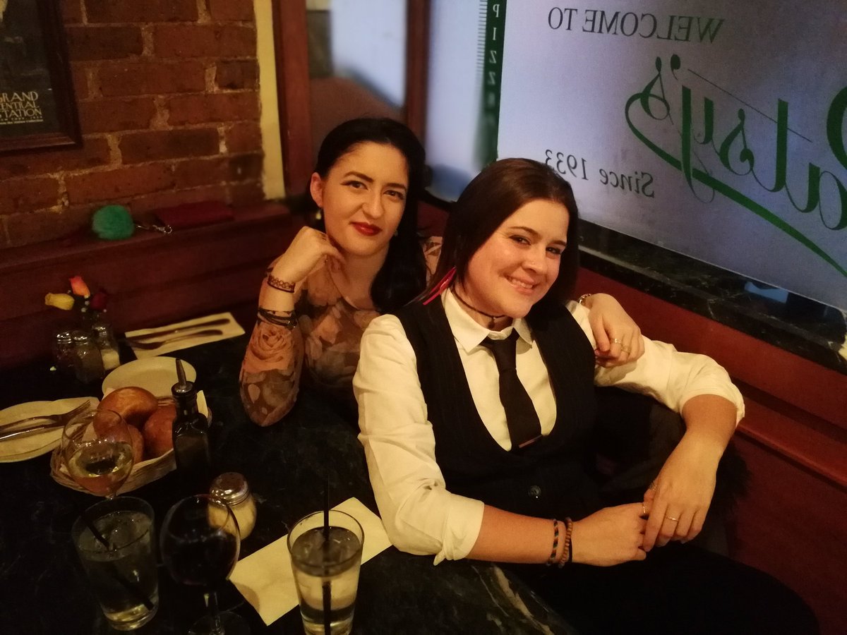 craftydarkpixie's tweet image. Gays out in uptown #NYC.

Fancy Italian dinner before #TheChildren on Broadway.

#ClassyBitches