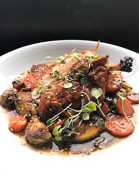 Highland_Avenue's tweet photo. Springer Mountain Chicken &amp; Dumplings with Curried Vegetables. @queensfeast #queensfeast2018 https://t.co/NCITVzBqVt https://t.co/ttov6TrsX7