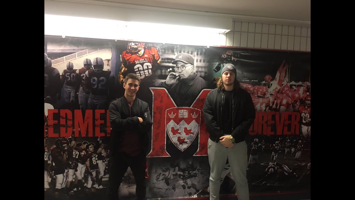 andymelo21's tweet photo. I had a great official visit at McGill University last weekend💯 Huge thanks to the coaching staff for a making it happen🏈 @McGillAthletics https://t.co/hVysbZARN7