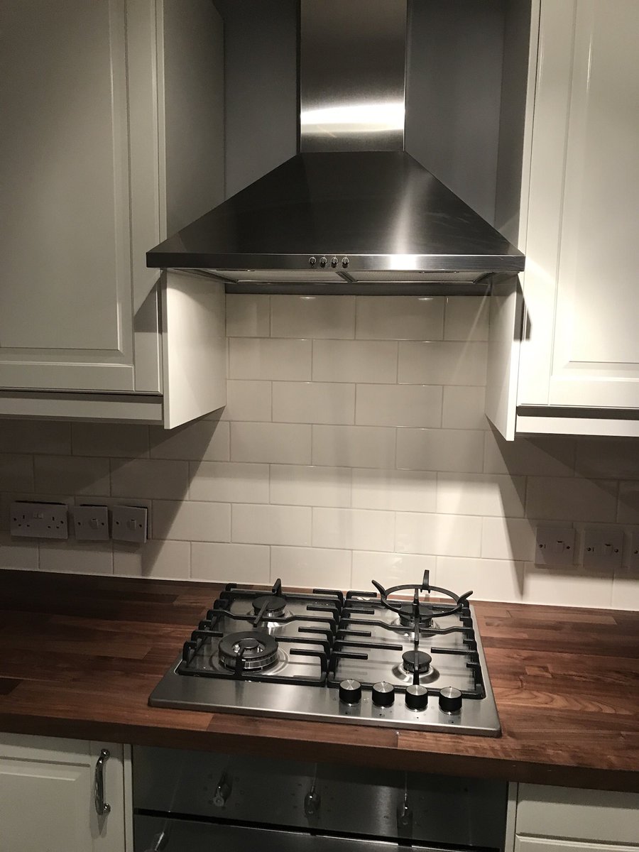Quick before and after of the finished kitchen that we posted up a month back.
