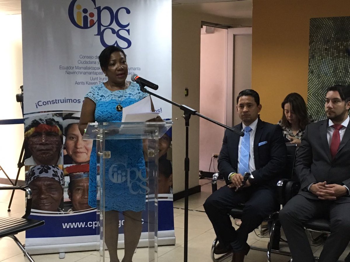 Presidenta del #CPCCS, <a href="/raquelygonzalez/">Rachell  González L.</a> , presenta #InformeDeGestiónCPCCS período julio 2015 –diciembre 2017. #PlenoCPCCS