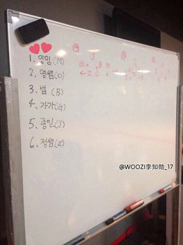 seunghyubcd's tweet photo. When Mingming is practicing in FNC GTC SH, do you see Mingming's name on the board? I think it's their choreography
#์๋ช
๋ช
#๋ฏน์ค๋์ธ #๋ฏน๋ #๋น๋๋_์๋
#๋ฐ์ดํน #YaoMingming #Byking #BLK #ACEMAX_BLACK #MIXNINE https://t.co/QG9keF8Uwo