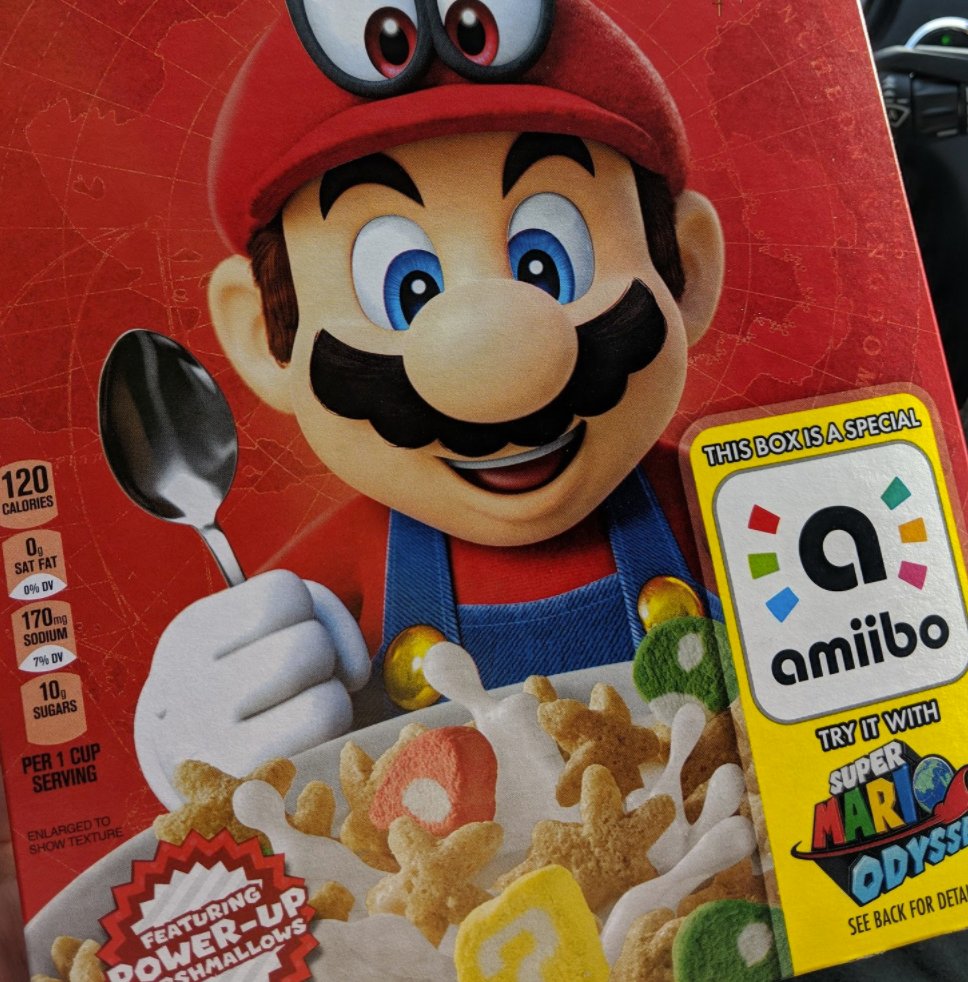 Nintendeal's tweet image. RT + follow @Nintendeal for your chance to win a fresh box of Super Mario Cereal! One winner randomly selected. Ends Feb 5.