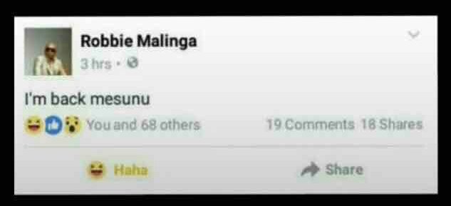 Nana__Xaba's tweet image. Facebook😟😟😟😟😟 #RipRobbieMalinga
