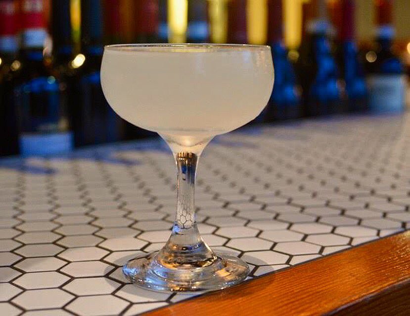 Get Outta Town: Vodka, Cocchi Americano, Doug Fir Brandy, Yellow Chartreuse, and lavender.💜 #Artusi 📸: @bryn_rose
