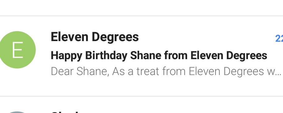 Honestly thought Ellen DeGeneres just wished me a Happy Birthday 