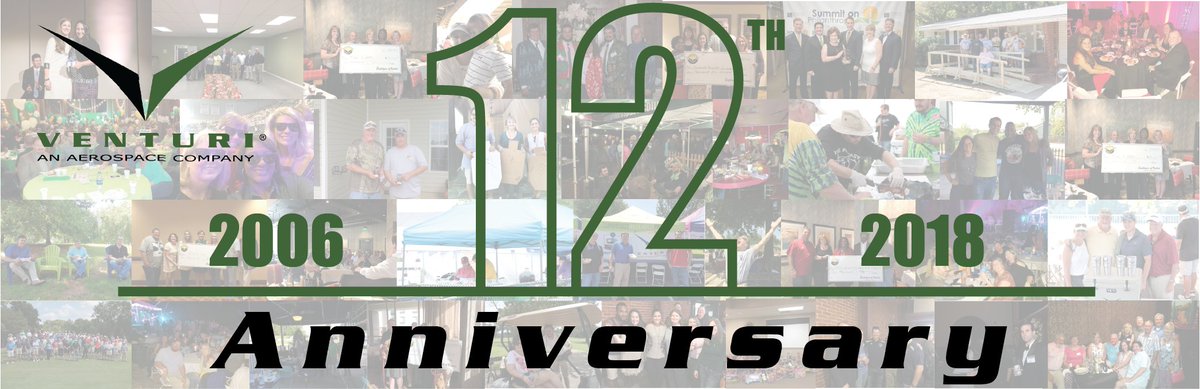 venturi_inc's tweet photo. Venturi celebrates 12 years in business today! We look forward to another successful year providing excellent service to our customers and the Warfighter! https://t.co/Bm2v1EO3ab