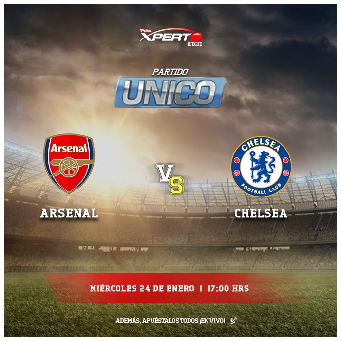 Mañana se viene un duelo de aquellos con Arsenal vs Chelsea ¿Por quién te la juegas?