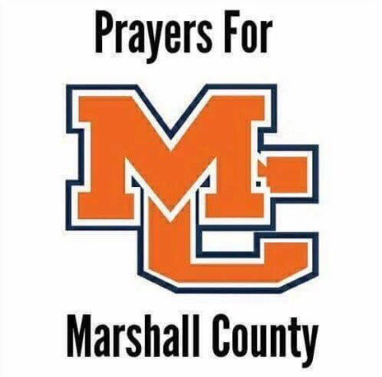 SouthWarrenHigh's tweet image. Thoughts and prayers for Marshall County