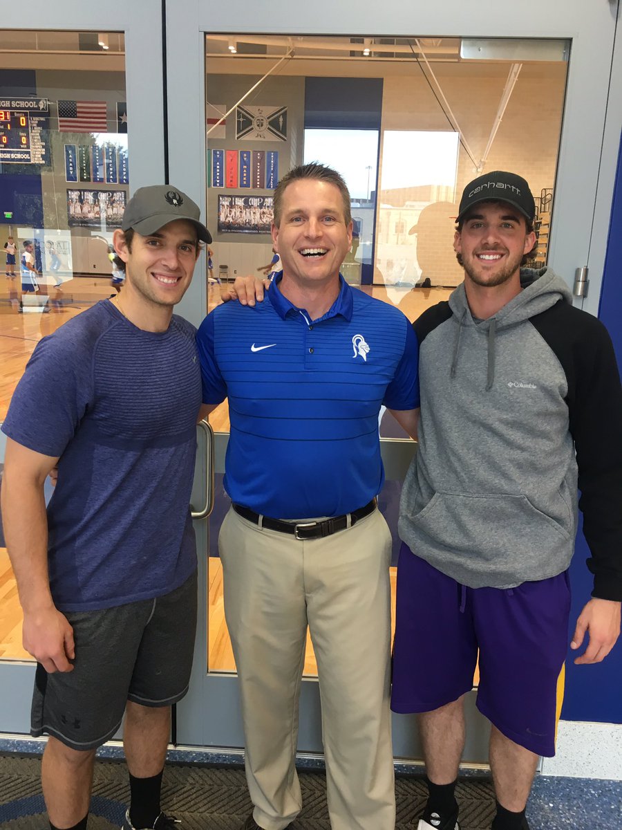 Jason Grove on X: Got to meet Aaron and Austin Nola today at EHS