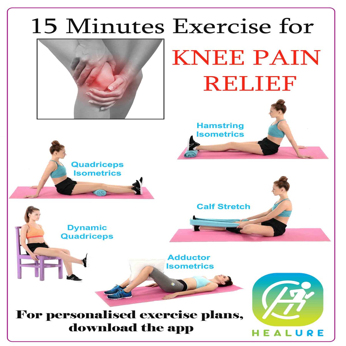 Knee arthritis exercises and tips for quick knee pain relief