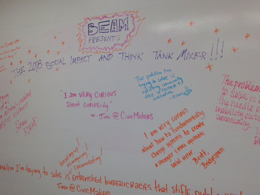 Social Impact and Think Tank Mixer was a huge success! <a href="/MeganBEAMing/">Megan Dino</a> <a href="/StanfordBEAM/">Stanford Career Edu.</a>