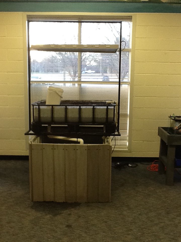 Ready to start growing plants and fish with our new teacher demo Aquaponics station!! Thanks HATponics! <a href="/HATponics/">HATponics</a> <a href="/STEMcobb/">Cobb County STEM/STEAM & Innovation Department</a> <a href="/CooperSTEMAcad/">Cooper Stem</a>