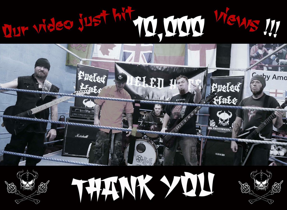 FUELEDHATE's tweet photo. Our video just hit 10,000 views on FB!
Arre yeeee!

#fueledhate #thislife #music #video 
#spector #hesu #thebasscentre #korg #line6 https://t.co/eU7asBlO0x