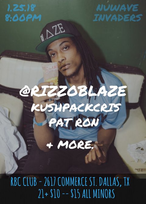 TwoStrokeCam's tweet photo. Just confirmed @TheDjTwalk for #NuWaveInvaders
Y’all come out Thursday and rage to some of the best out of Texas.
@RizzoBlaze
@RapGodPatRon
@KushPackCris https://t.co/NHsYNu71zq