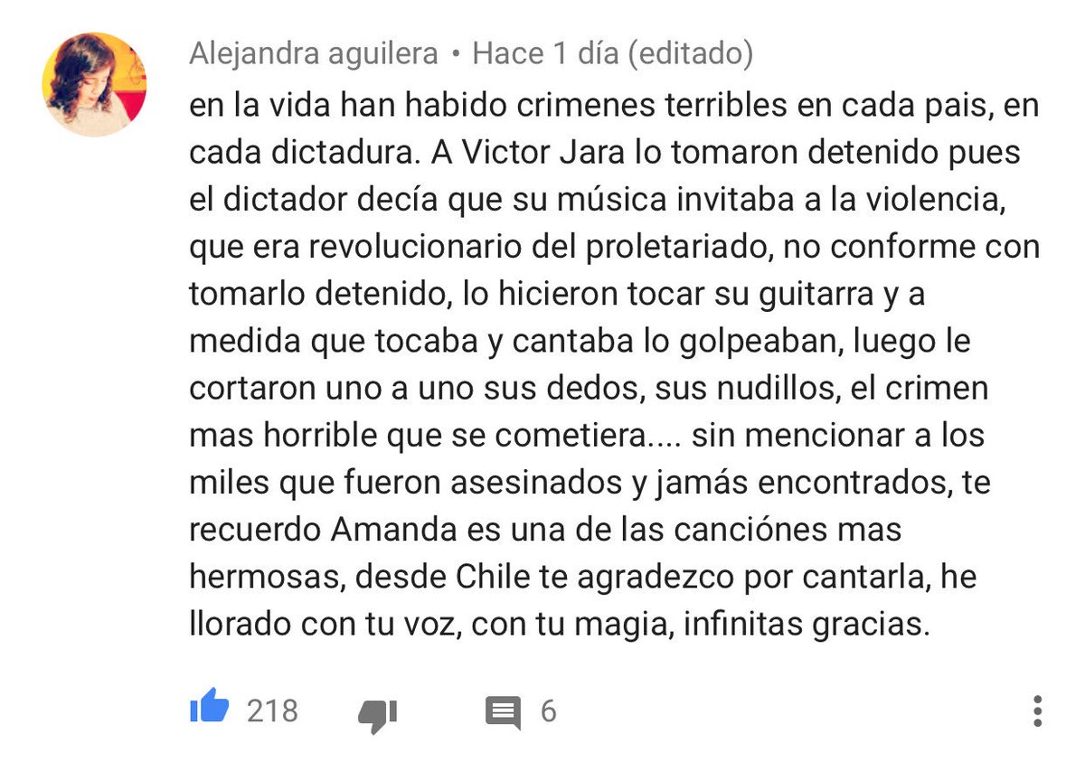 madnessworldd's tweet photo. Que comentarios más bonitos de chilenos en la actuación de Amaia ❤️ https://t.co/kenLGsGwPr