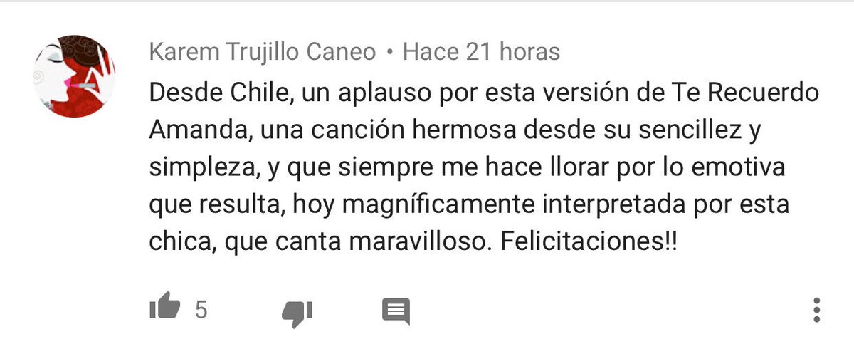 madnessworldd's tweet photo. Que comentarios más bonitos de chilenos en la actuación de Amaia ❤️ https://t.co/kenLGsGwPr