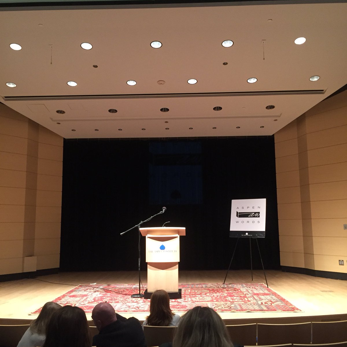 tyhollenbach's tweet photo. Back to one of my favorite places on earth! #WinterWords by @AspenInstitute with Tracy K. Smith. https://t.co/N7zrA74cev