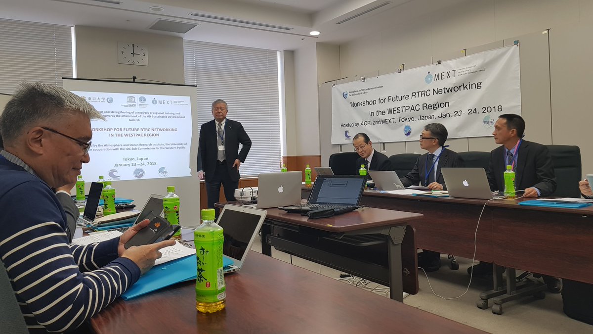 Will be presenting the OceanTeacher Global Academy program at 'Workshop for Future RTRC Networking in the WESTPAC Region', Tokyo, Japan.