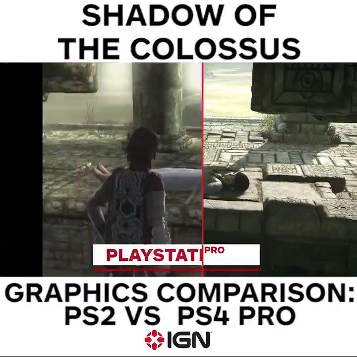 Shadow of the Colossus Graphics Comparison: PS2 vs. PS4 Pro 