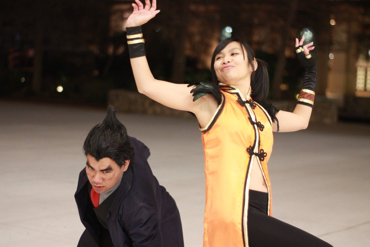 Decavolty's tweet photo. Please enjoy this accidentally epic portrayal of @RandyOrton that we got mid photoshoot at #PAXSouth2018
Ling Xiaoyu: Kitty Bitty (FB Page)
Kazuya Mishima: @Cayo_SupSo
#TEKKEN7 #WWE #CrossoverWhen https://t.co/v07aruaGiu