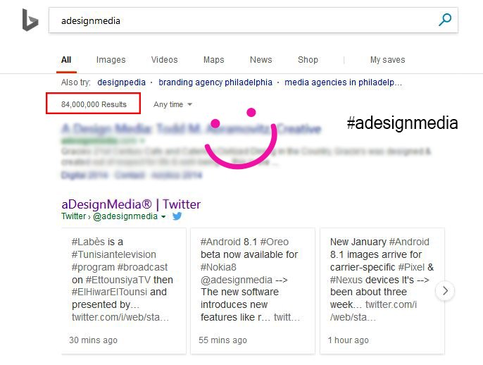 adesignmedia's tweet photo. 01/24/2018 #adesignmedia a la une "is #wellpositioned on #GoogleBing on very competitive keyword phrases.The search industry is alwa ys abuzz about how socialmedia can influence #SEO. #mercatique #bing #google #trafic #socialmedia #digitalmarketing #pub #marché #business #Marque https://t.co/Utr8f34DMj