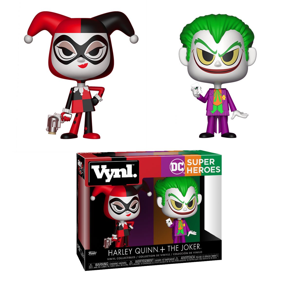 RT &amp; follow <a href="/OriginalFunko/">Funko</a> for a chance to WIN a Vynl. 2-pack, with Harley Quinn + The Joker.