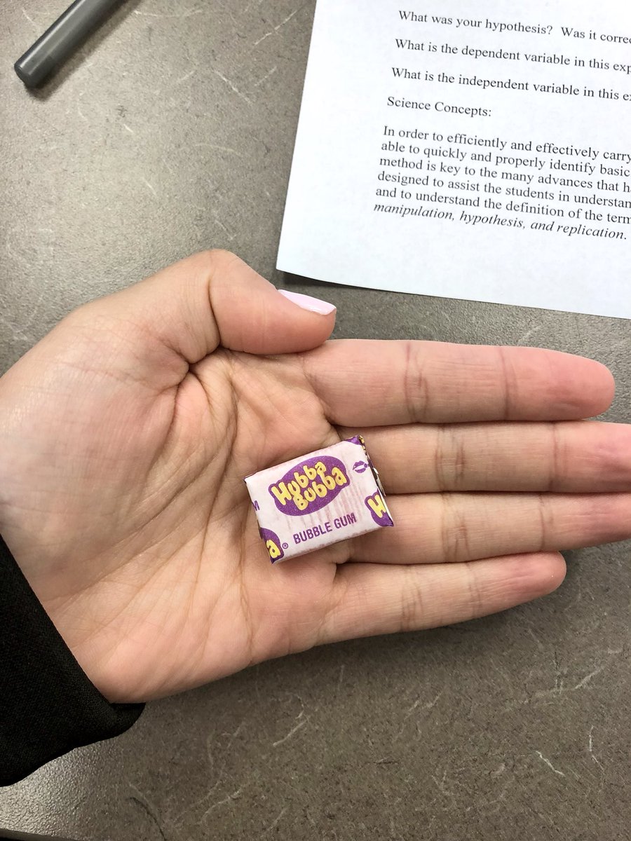 Gatorgabss's tweet photo. So much learning going on today! 🍬🍽📚 Gotta love #AEC4228 ! #hubbabubba #triangletest #foodscience @UFCALS @UFAEC @UF @PresidentFuchs
@sarah3larose @A_Thoron https://t.co/AV97M9s8aF