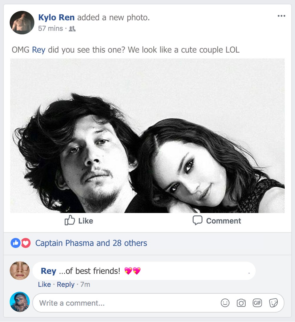 SWMemes's tweet photo. Poor Kylo. Friendzoned again. https://t.co/c1KwKorq5g